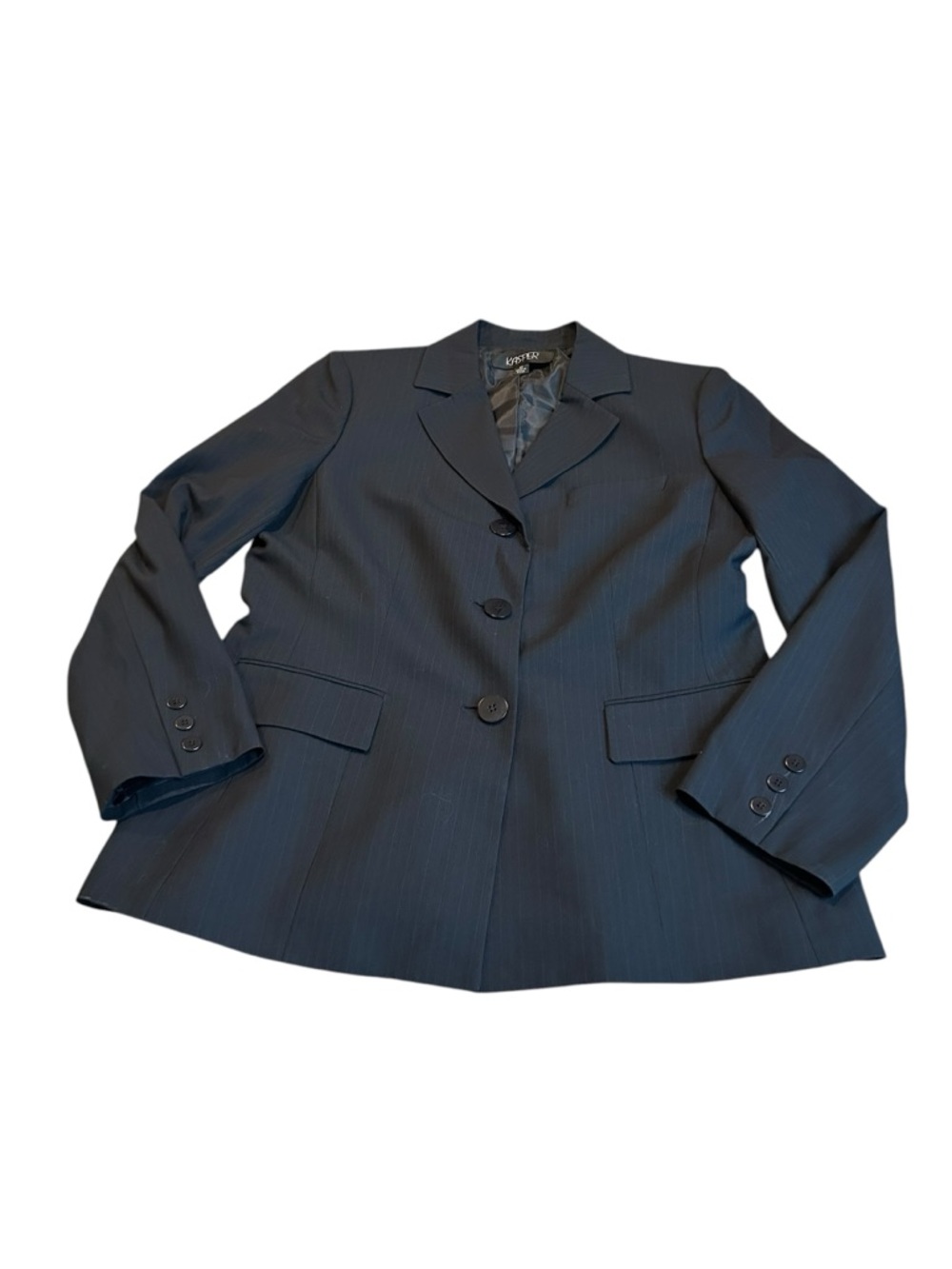KASPER pinstripe suit coat